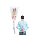 1PCS Romantic Love Gift Happy Valentine'S Day Flowers Rose Teddy Bear