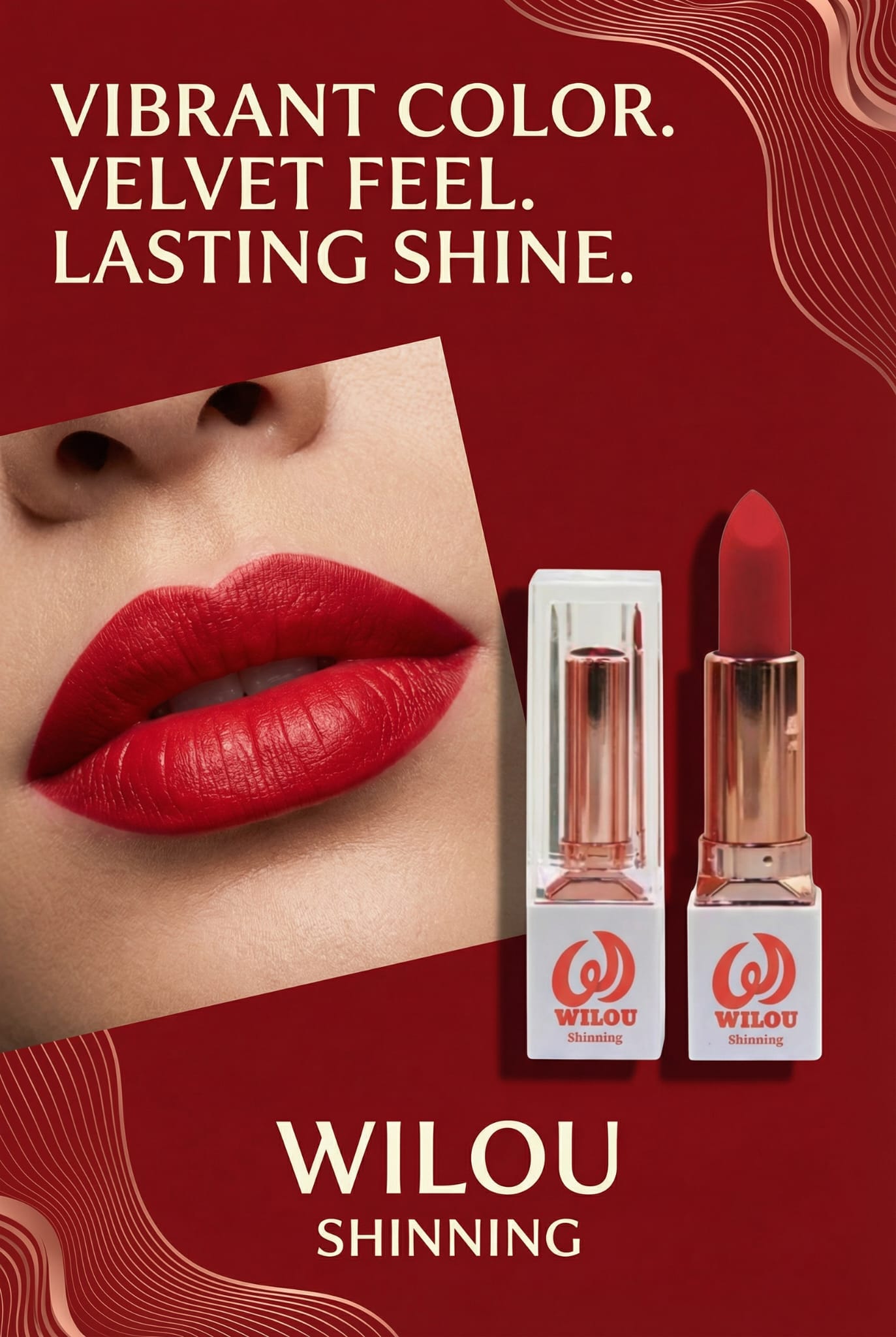 WILOU shinning Luxury Matte lipstick